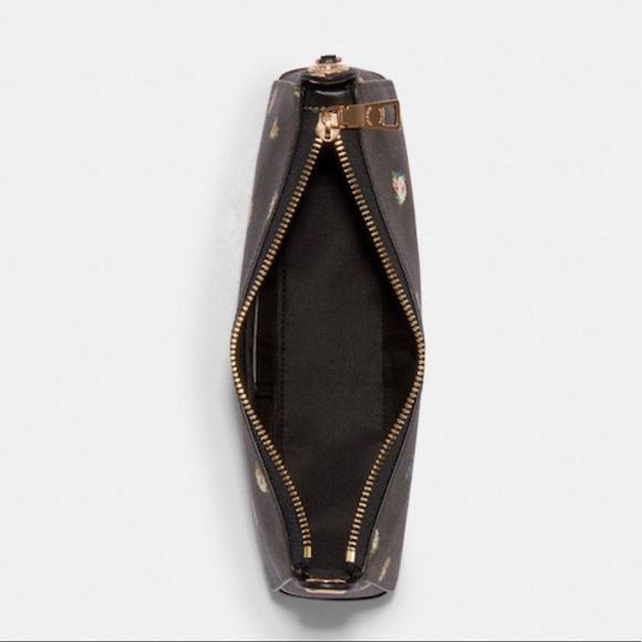 Coach 
Jes Baguette In Signature Canvas With Vintage Mini Rose Print - Picture 8 of 10